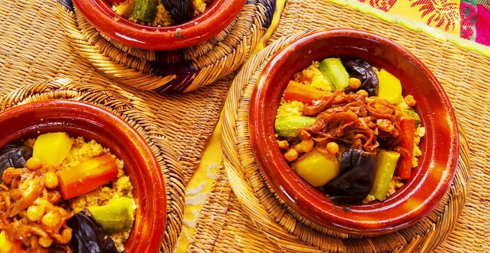 Manger sain dans un restaurant marocain