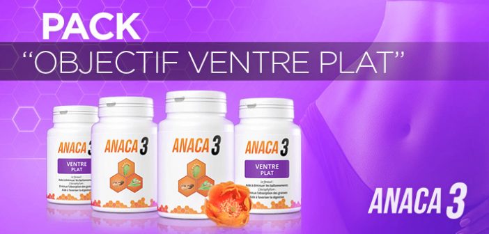 Pack Anaca3 Objectif Ventre Plat