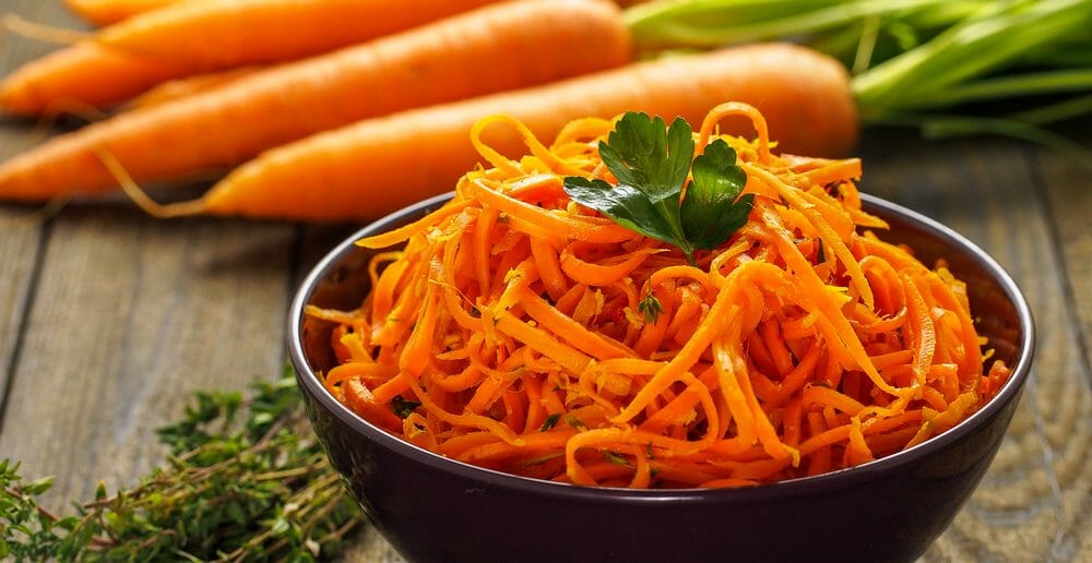 La salade de carottes dans un régime pour maigrir