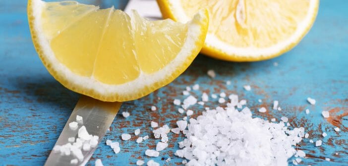 Le mélange sel et citron pour maigrir