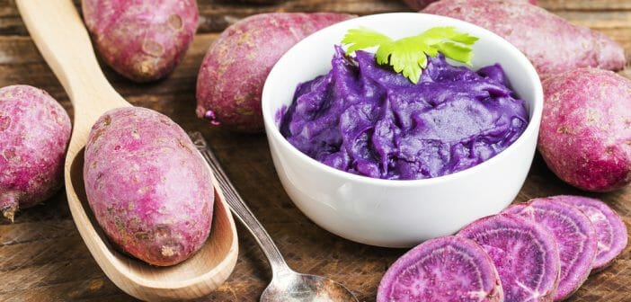 Vertus et calories de la patate douce violette