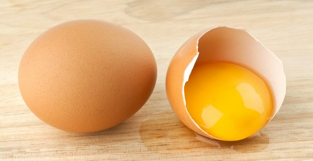 Le jaune d'œuf, idéal pour la prise de masse